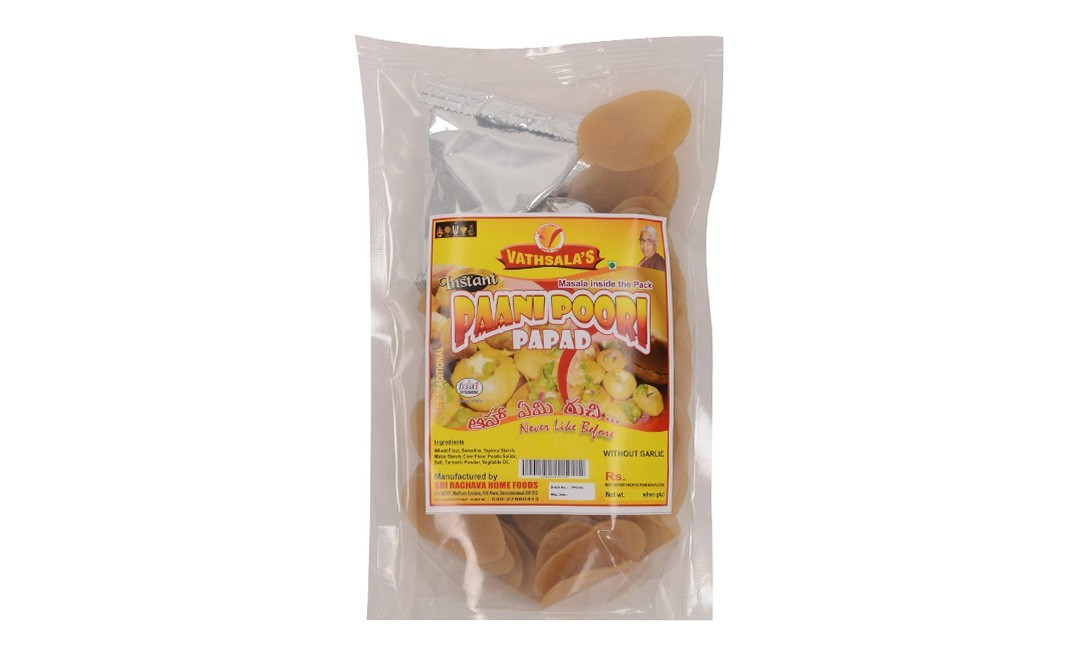Vathsala's Paani Poori Papad    Pack  200 grams